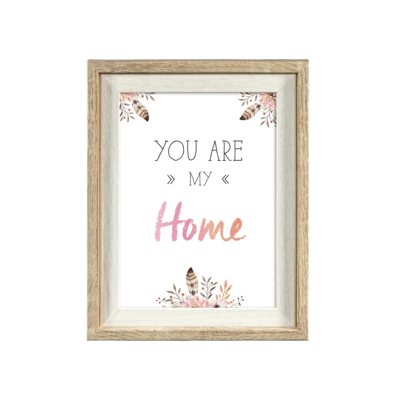 Cadre photo Hama Falun 13x18cm - Format portrait - Bois MDF - 16,8x21,8x1,6cm - Marron