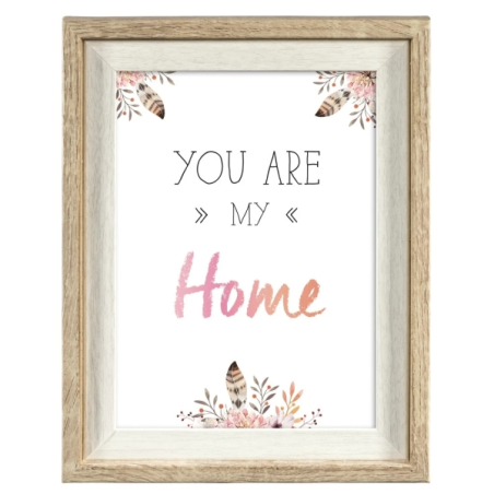 Cadre photo Hama Falun 13x18cm - Format portrait - Bois MDF - 16,8x21,8x1,6cm - Marron