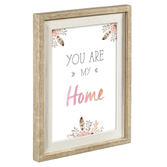 Cadre photo Hama Falun 13x18cm - Format portrait - Bois MDF - 16,8x21,8x1,6cm - Marron