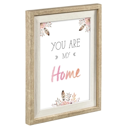 Cadre photo Hama Falun 13x18cm - Format portrait - Bois MDF - 16,8x21,8x1,6cm - Marron