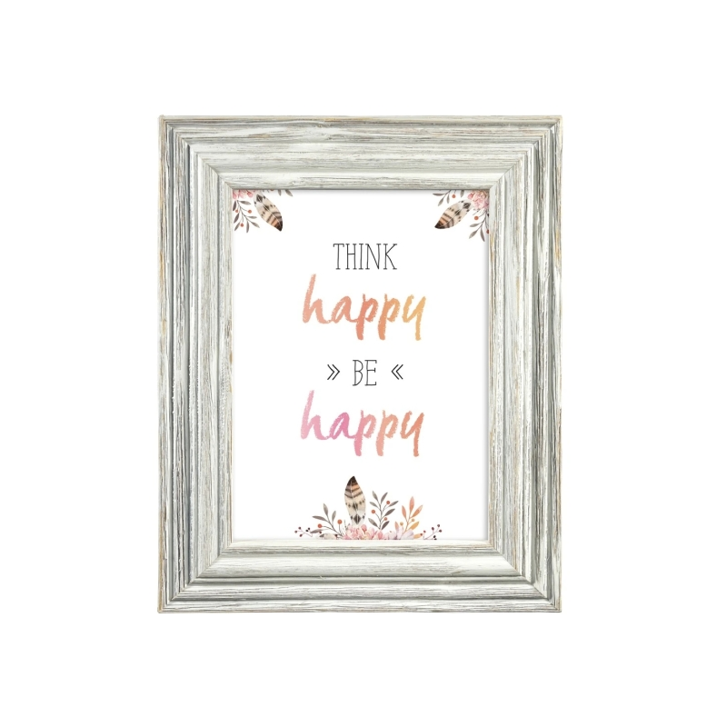 Cadre photo Hama Pori 13x18cm - Format portrait - Bois - 19,1x24,1x1,5cm - Blanc