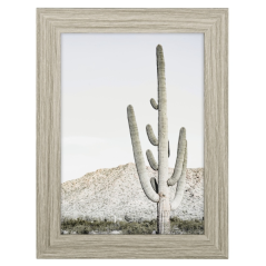 Présentoir Hama Nature avec 8 cadres photo 13 x 18 cm (format portrait) - Bois MDF - 16 x 21 x 1,3 cm - Couleurs assorties