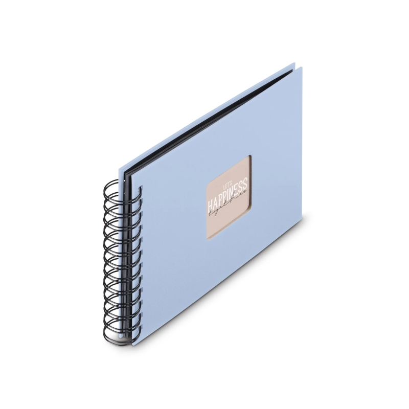 Album photo à spirale Hama - 50 feuilles - 24 x 17 cm - Bleu