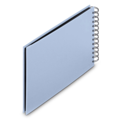 Album photo à spirale Hama - 50 feuilles - 24 x 17 cm - Bleu