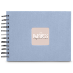 Album photo à spirale Hama - 50 feuilles - 24 x 17 cm - Bleu