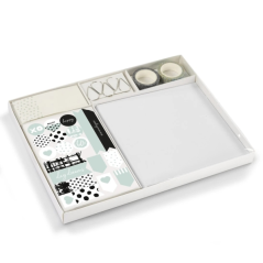Album photo personnalisable Hama Set - 18 x 18 cm - Blanc