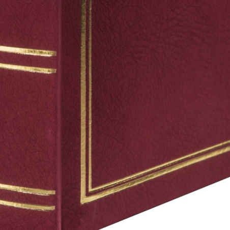 Album photo Hama Londres - 80 pages blanches - 30 x 30 cm - Rouge