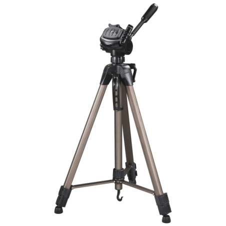 Trépied pour appareil photo Hama Star 63 - Poids max. 4 kg - Hauteur réglable jusqu'à 166 cm - Manivelle sur la colonne