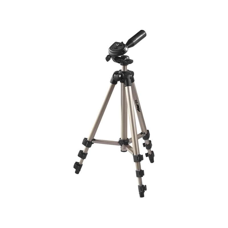 Trépied pour appareil photo Hama Star 05 - Poids max. 500 g - Hauteur réglable jusqu'à 106,5 cm - Aluminium - Fixation rapide