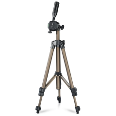 Trépied pour appareil photo Hama Star 05 - Poids max. 500 g - Hauteur réglable jusqu'à 106,5 cm - Aluminium - Fixation rapide