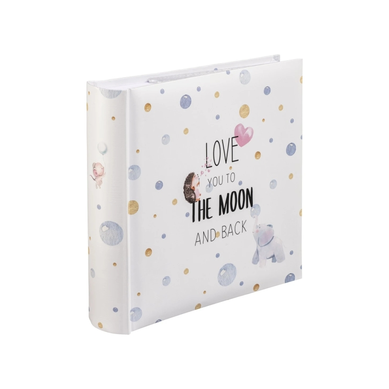 Album photo Hama to the Moon - Contient 200 photos 10x15cm - Insert latéral - Couverture plastifiée - 22,5x22cm - Multicolore