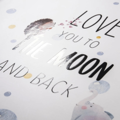 Album photo Hama to the Moon - Contient 200 photos 10x15cm - Insert latéral - Couverture plastifiée - 22,5x22cm - Multicolore