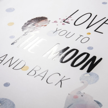 Album photo Hama to the Moon - Contient 200 photos 10x15cm - Insert latéral - Couverture plastifiée - 22,5x22cm - Multicolore