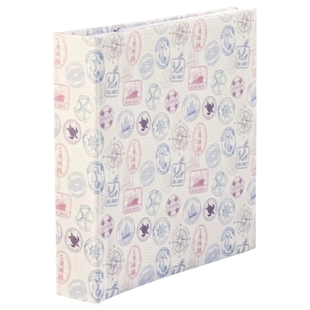 Album photo Hama Stamps - Contient 200 photos 10x15cm - Insert latéral - Couverture plastifiée - 22,5x22cm - Multicolore