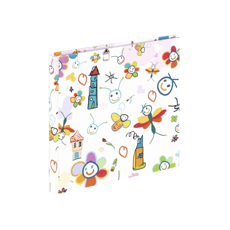 Album photo Hama Kritzelkratzel - 30 pages blanches - Couverture plastifiée - 18 x 18 cm - Multicolore