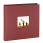 Album photo Hama Fine Art - 100 pages noires - Couverture papier - 30 x 30 cm - Rouge