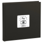 Album photo Hama Fine Art - 100 pages noires - Couverture papier - 30 x 30 cm - Noir
