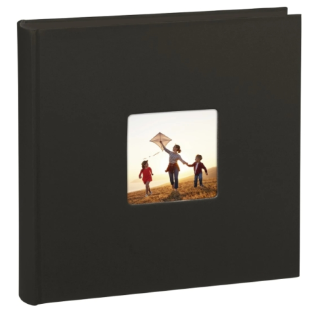 Album photo Hama Fine Art - 100 pages noires - Couverture papier - 30 x 30 cm - Noir