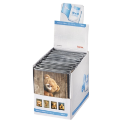 Présentoir Hama pour 24 albums photo - Capacité : 36 photos 10x15 cm - Couverture souple - Insertion par le haut - 12,5x16,5 cm