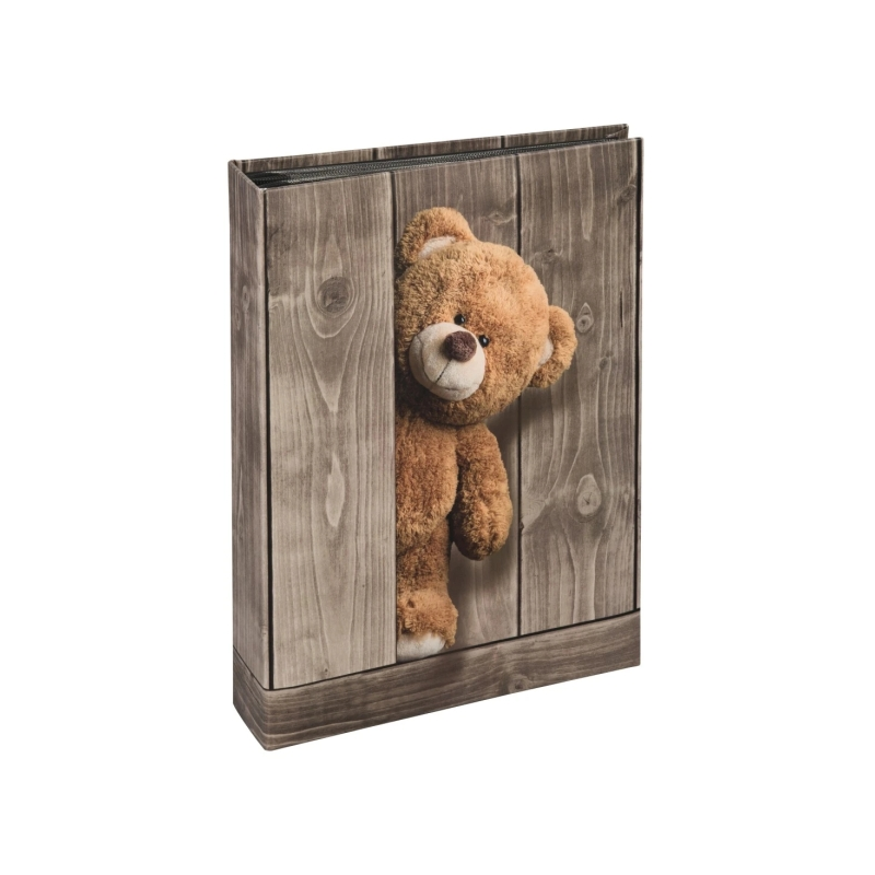 Album photo Hama - Contient 200 photos 10x15cm - Insert latéral - Couverture plastifiée - 19x25cm - Marron