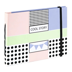 Album photo Hama - 20 pages marron - Couverture plastifiée - 18 x 13 cm - Multicolore