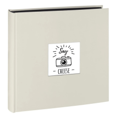 Album photo Hama Fine Art - 100 pages noires - Couverture papier - 30 x 30 cm - Blanc