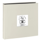 Album photo Hama Fine Art - 100 pages noires - Couverture papier - 30 x 30 cm - Blanc