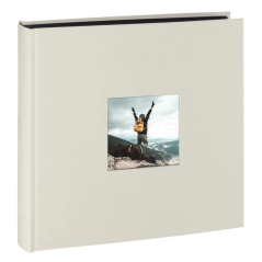 Album photo Hama Fine Art - 100 pages noires - Couverture papier - 30 x 30 cm - Blanc