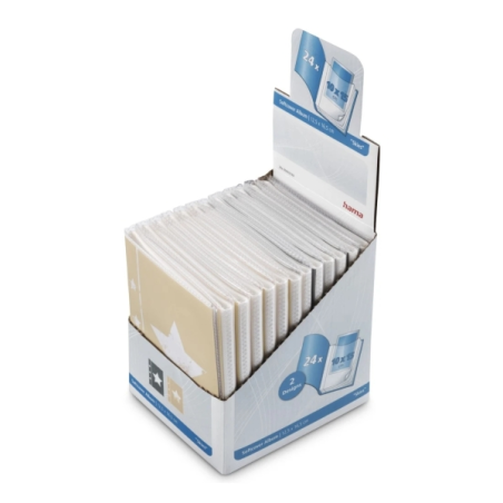 Présentoir Hama Skies avec 24 albums photo - Contient 24 photos 10x15cm - Couverture souple - Insertion par le haut