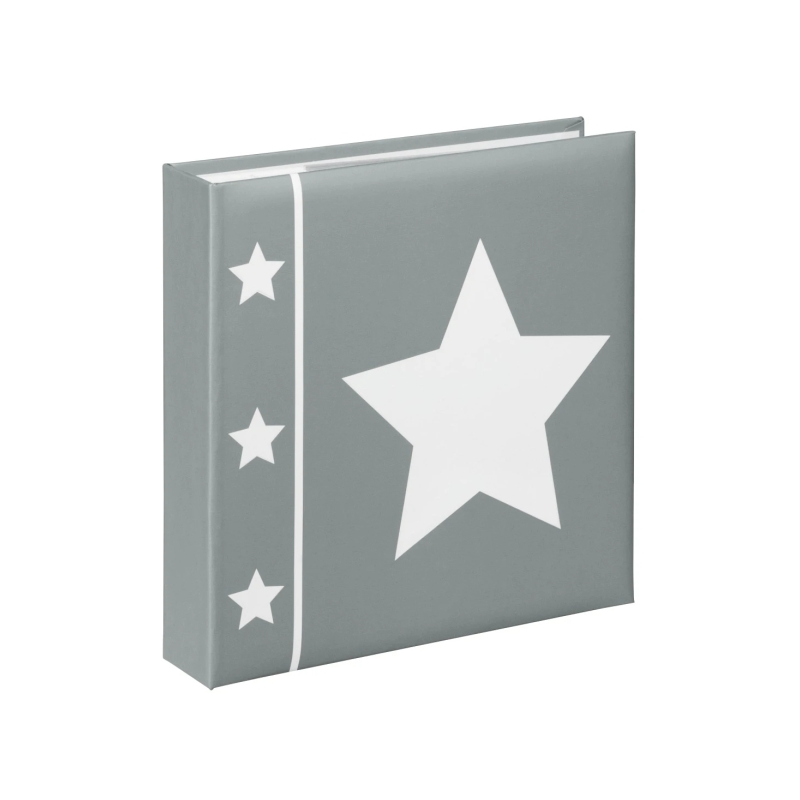 Album photo Hama Skies - Contient 200 photos 10x15cm - Insert latéral - Couverture plastifiée - 22,5x22cm - Gris