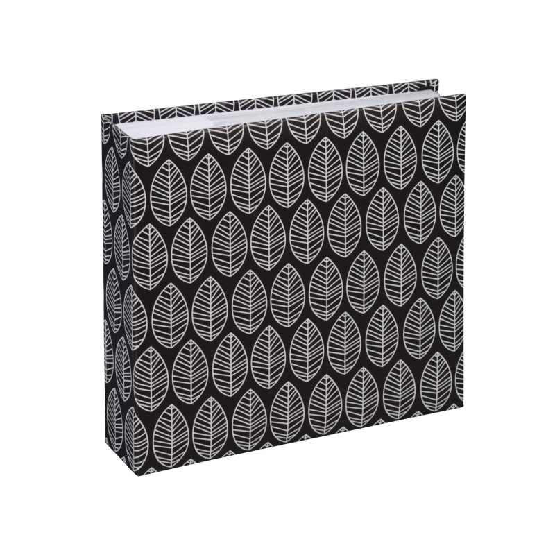 Album photo Hama la Fleur - Contient 200 photos 10x15cm - Insert latéral - Couverture plastifiée - 22,5x22cm - Noir