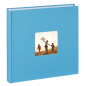 Album photo Hama Fine Art - 100 pages blanches - Couverture en papier texturé - 30 x 30 cm - Bleu