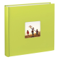 Album photo Hama Fine Art - 100 pages blanches - Couverture en papier texturé - 30 x 30 cm - Vert citron