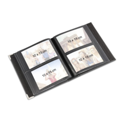 Album photo Hama New York City - Contient 200 photos 10x15cm - Insert latéral - 19x23,5cm - Noir