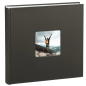 Album photo Hama Fine Art - 100 pages blanches - Couverture en papier texturé - 30 x 30 cm - Noir