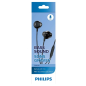 Écouteurs intra-auriculaires Philips TAUE101 avec microphone - Basses profondes - Haut-parleurs de 14,2 mm avec aimant néodyme