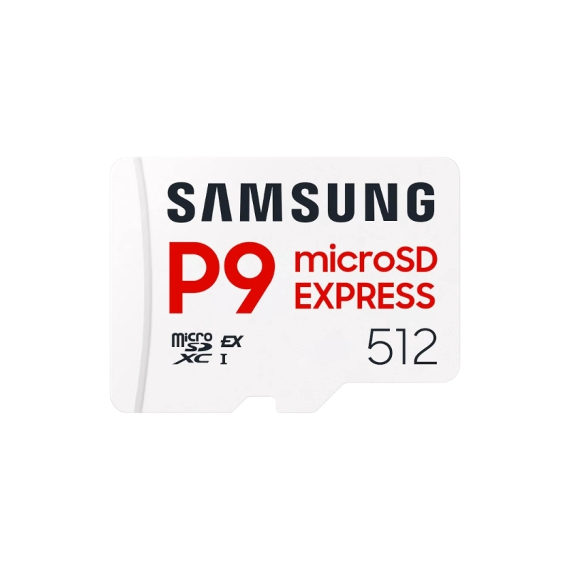 Carte microSDXC Express Samsung P9 512 Go UHS-I V30 A1 800 Mo/s