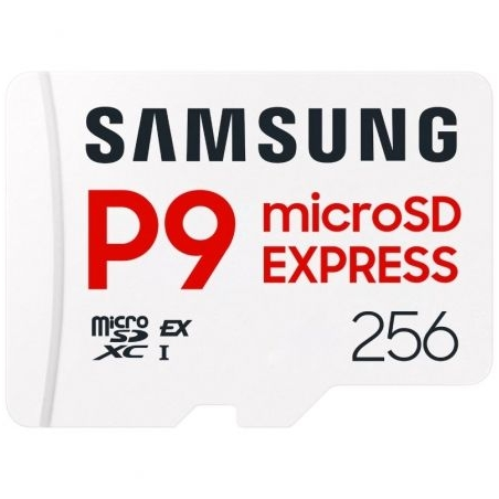 Carte microSDXC Express Samsung P9 256 Go UHS-I V30 A1 800 Mo/s