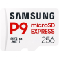 Carte microSDXC Express Samsung P9 256 Go UHS-I V30 A1 800 Mo/s