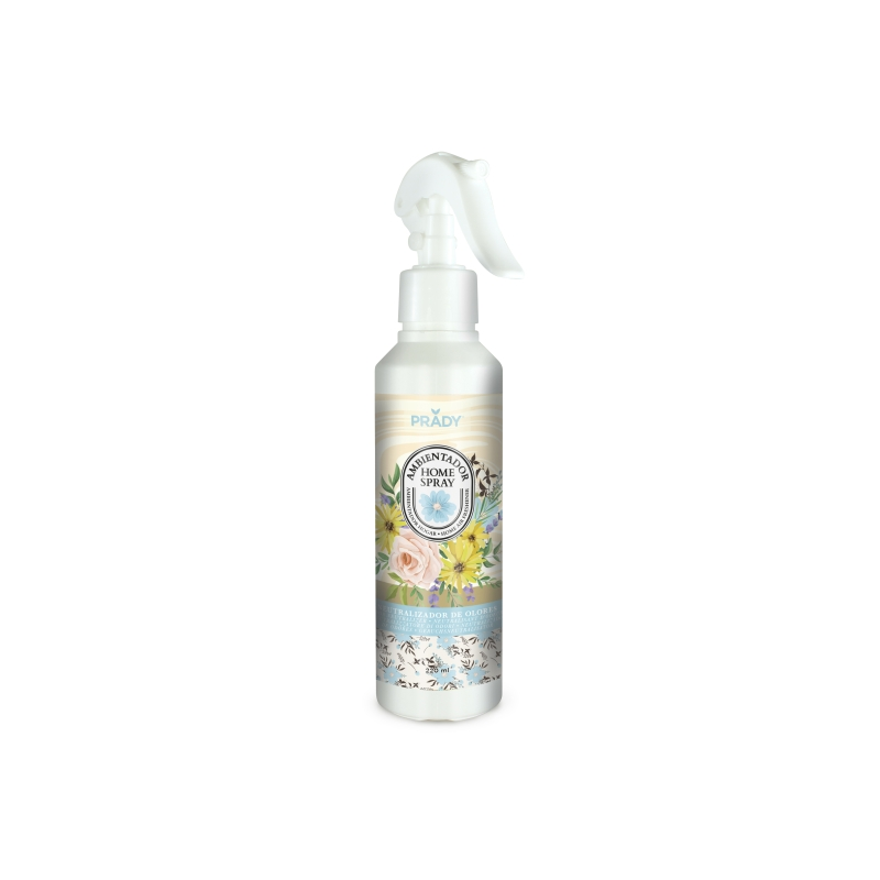 Désodorisant d'intérieur Prady Home en spray neutralisant les odeurs - Flacon de 220 ml - Flacon pulvérisateur