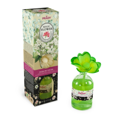 Désodorisant d'ambiance Prady Magic Flower au jasmin nocturne - Flacon en verre de 100 ml
