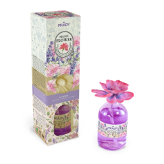 Désodorisant d'ambiance Prady Magic Flower à la lavande - Flacon en verre 100 ml