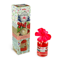 Désodorisant Prady Magic Flower Fruits Rouges - Flacon en verre de 100 ml