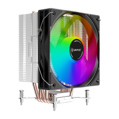 Refroidisseur de processeur Unykach Unycool H41 ARGB - Multisocket universel - Ventilateur 120 mm - Éclairage ARGB - Noir