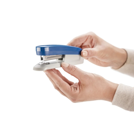 Agrafeuse de bureau Novus Evolution E 20 + boîte de 200 agrafes 24h/24 et 6j/7 - Jusqu'à 20 feuilles - Agrafes à fermeture