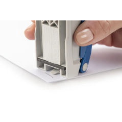 Agrafeuse de bureau Novus Evolution E 20 + boîte de 200 agrafes 24h/24 et 6j/7 - Jusqu'à 20 feuilles - Agrafes à fermeture