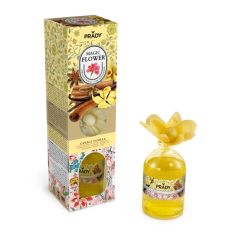 Désodorisant Prady Magic Flower Cannelle Vanille - Flacon en verre de 100 ml