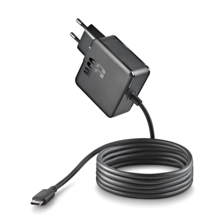Chargeur mural NGS GAN 65W-C GaN 65W - USB-C - PD3.0 PPS - Charge intelligente pour ordinateur portable/tablette/smartphone
