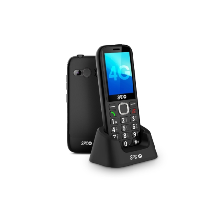 Téléphone portable SPC Fortune 2 Max 4G pour seniors - Écran XL 2,4" - Grandes touches - Sonnerie extra forte 104 dB