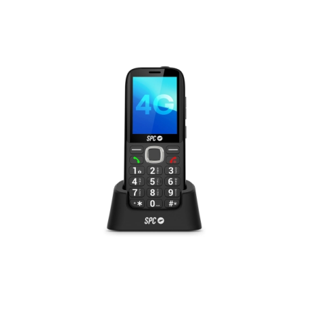 Téléphone portable SPC Fortune 2 Max 4G pour seniors - Écran XL 2,4" - Grandes touches - Sonnerie extra forte 104 dB